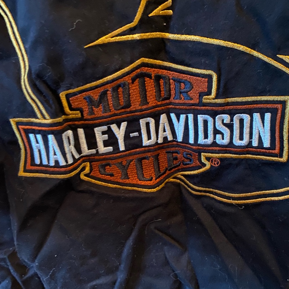 Harley Davidson short sleeve dress shirt with embroidery emblem - Picture 4 of 5